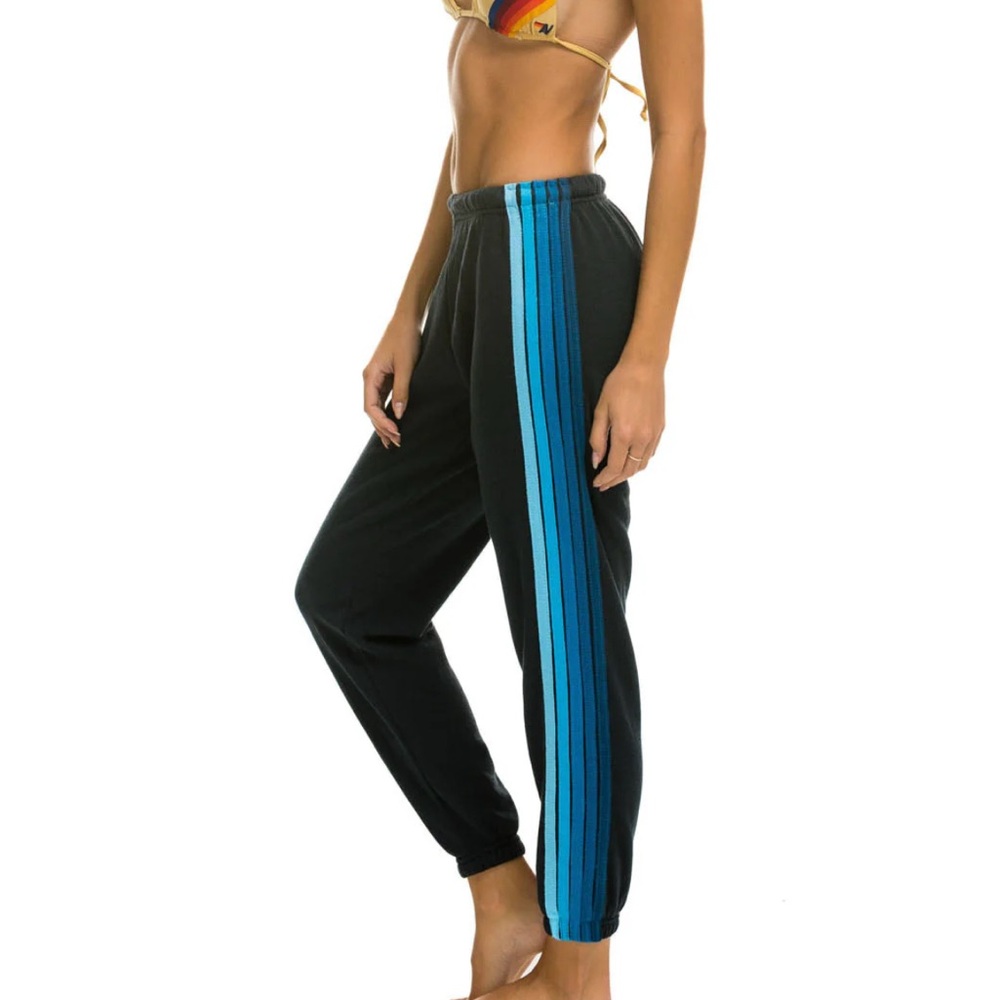 Aviator Nation Black and Blue Joggers for Everyday Comfort